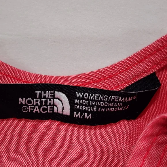 The North Face Woven Breeze Back Tank Tops Rose Red Womens Sz M - Picture 4 of 5